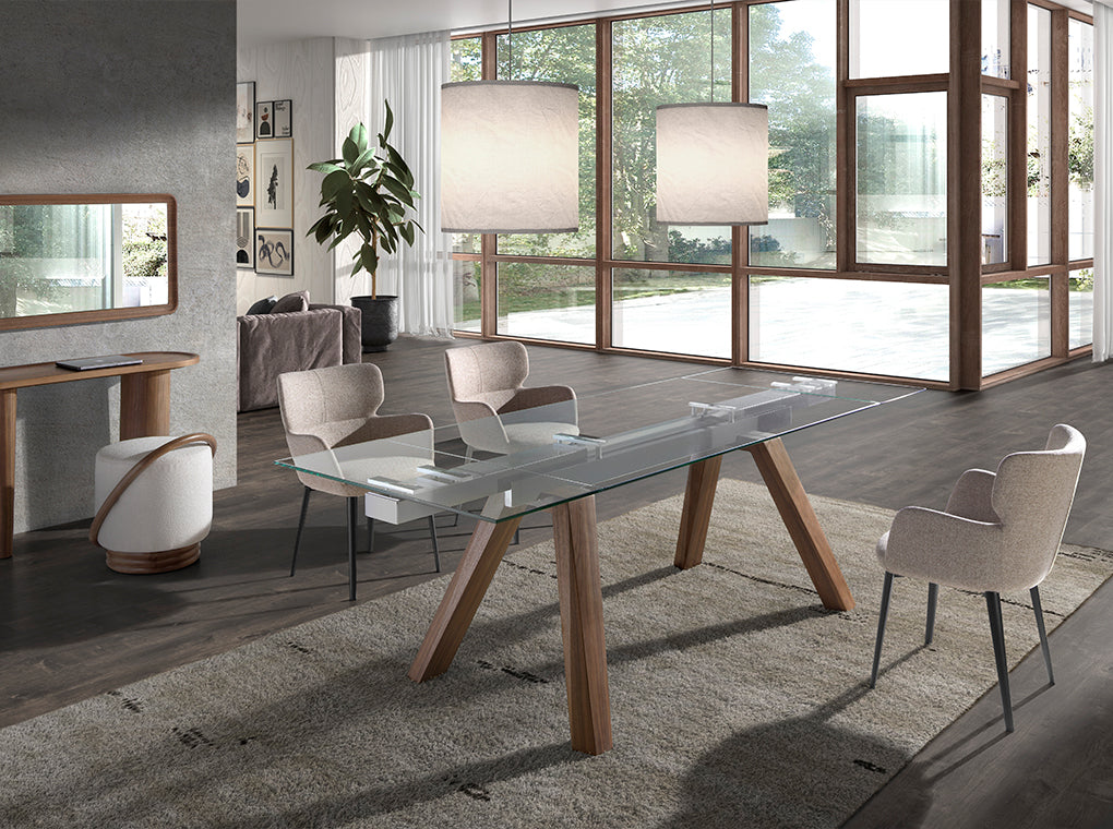 Japandi Eettafel Bifuka ™ ~ Uitschuifbaar