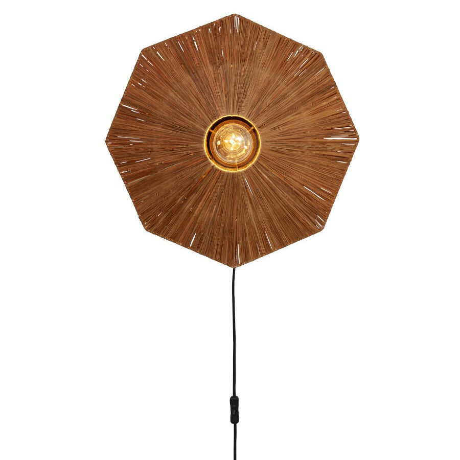 Wandlamp Panama S Bruin