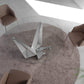 Japandi Eettafel Origami ™ ~ Chroom
