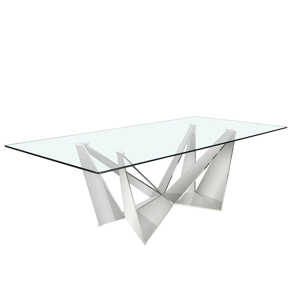 Japandi Eettafel Kasagi ™  ~ Chroom