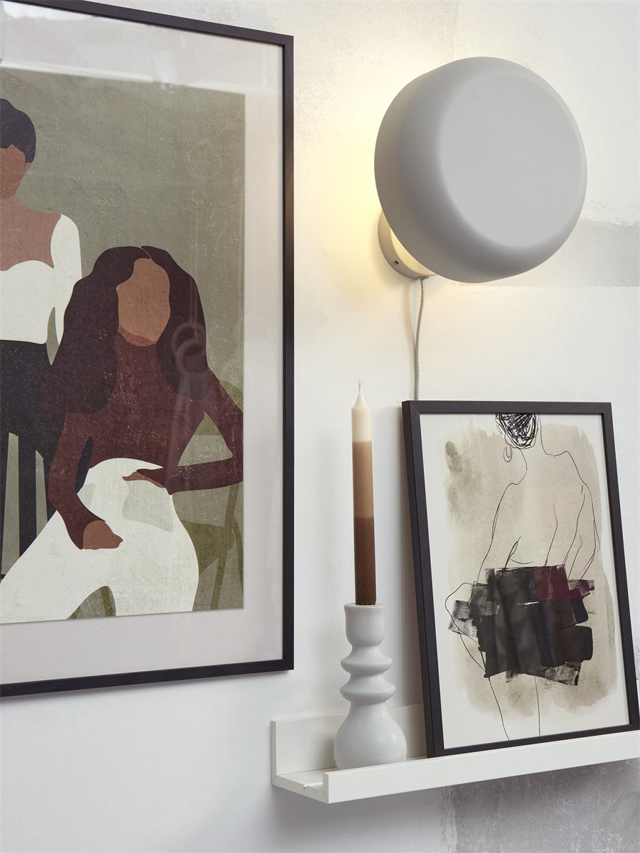 Wandlamp Porto Lichtgrijs