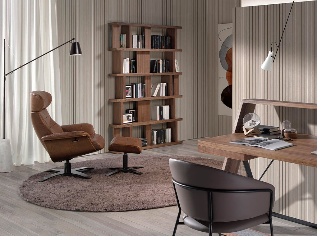 Japandi Fauteuil Tohuko ™ ~ Bruin