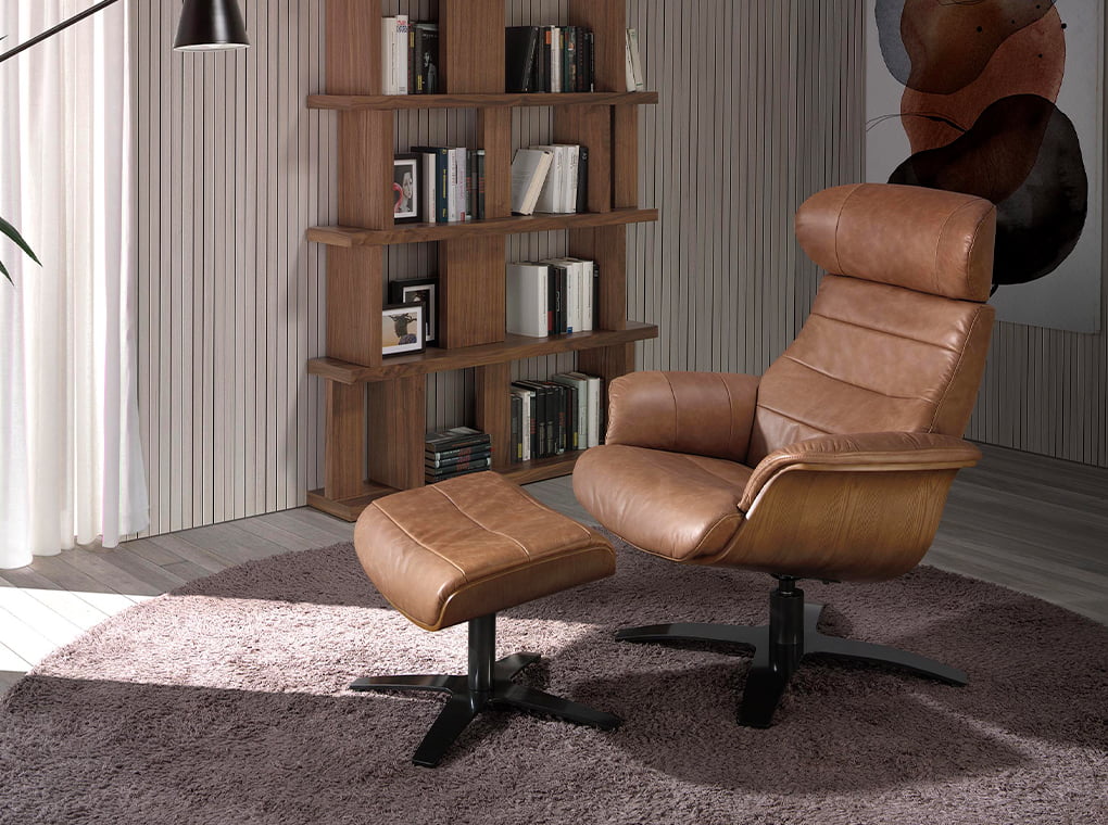 Japandi Fauteuil Tohuko ™ ~ Bruin