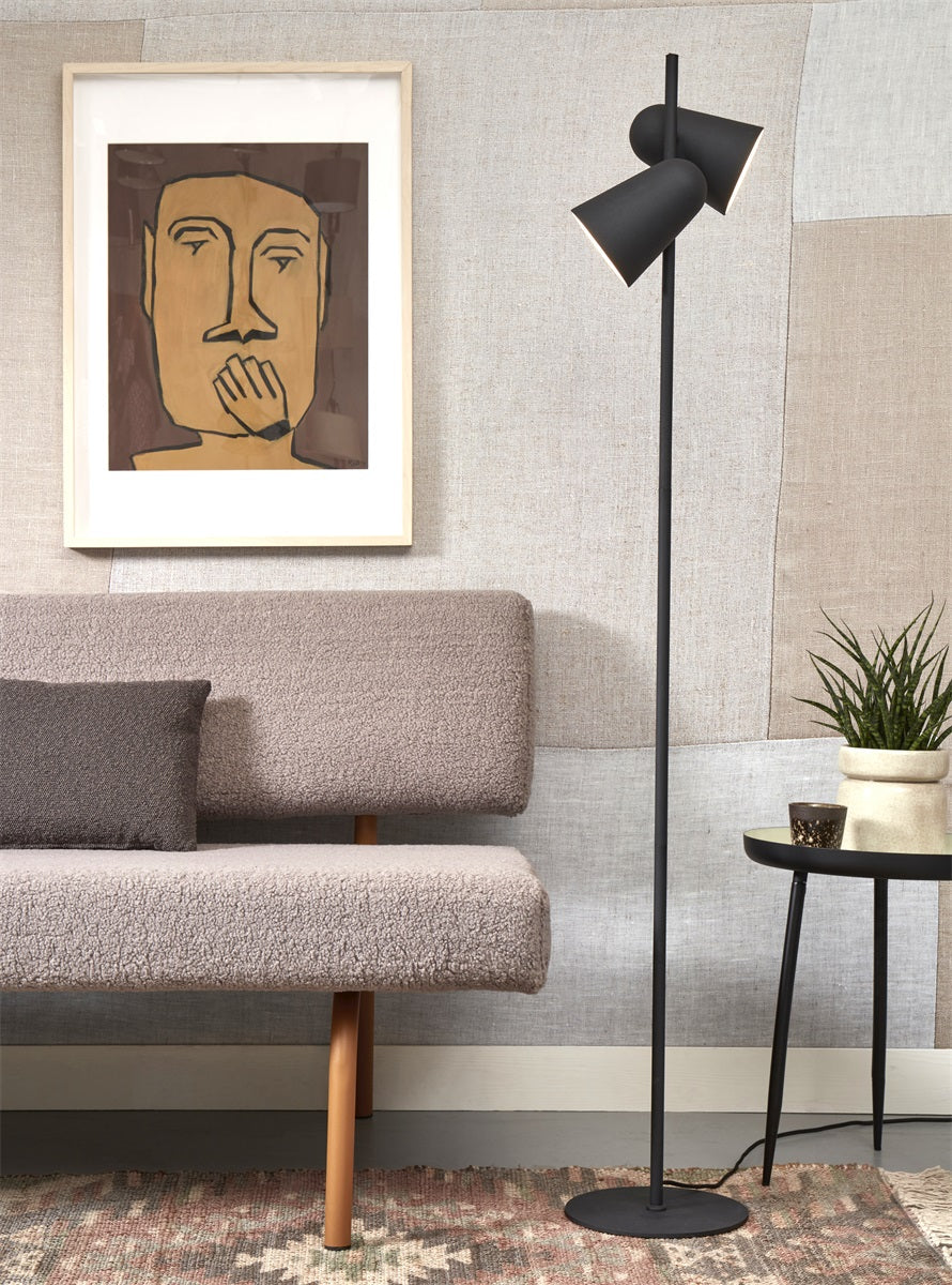 Vloerlamp Salamanca Zwart