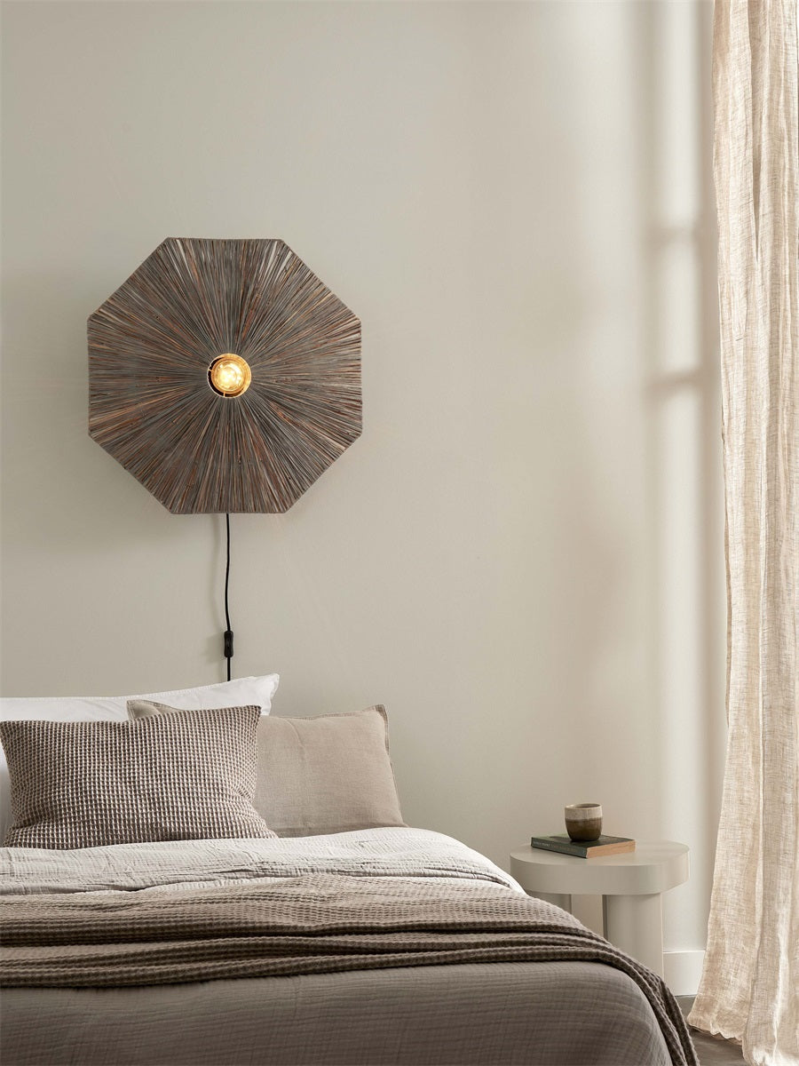 Wandlamp Panama L Grijs