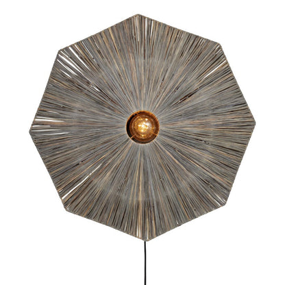 Wandlamp Panama L Grijs