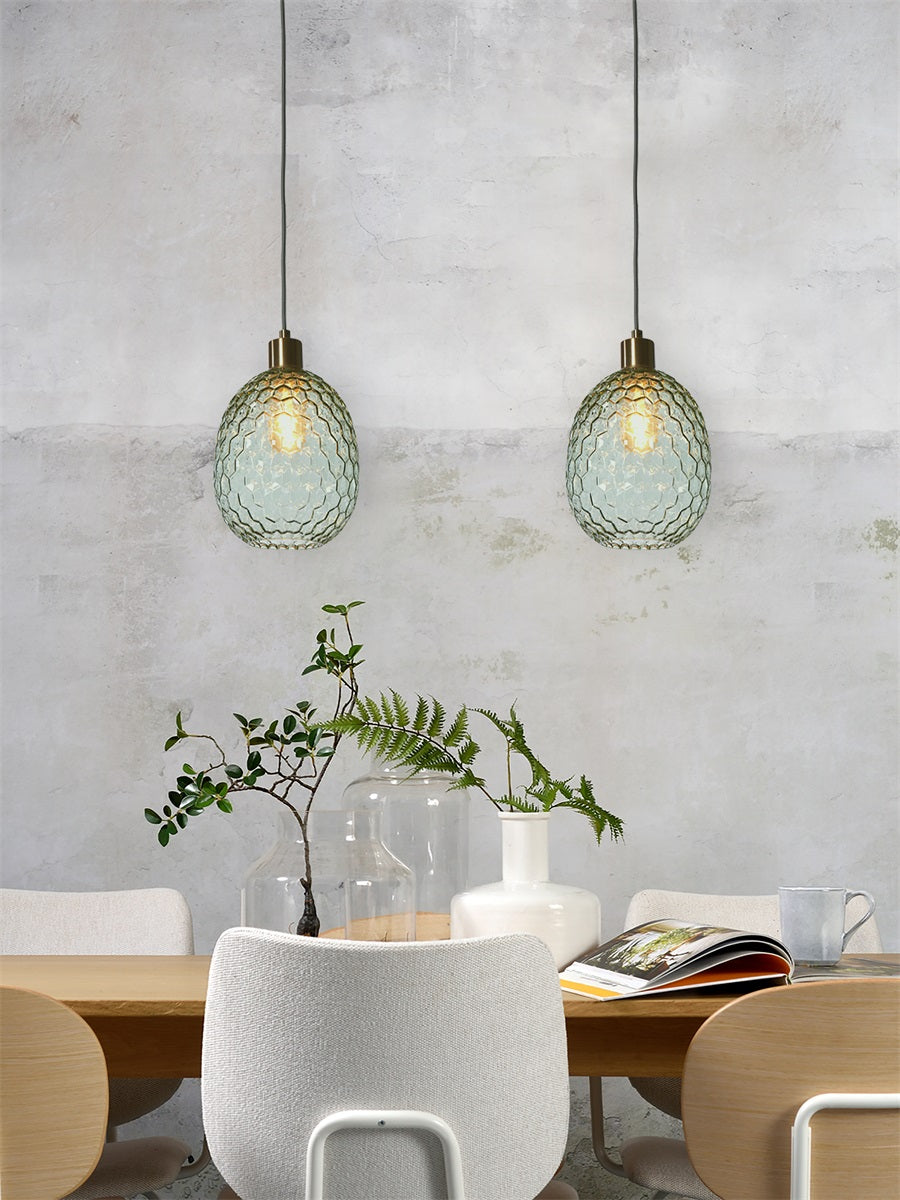Hanglamp Venice Ovaal Lichtgroen