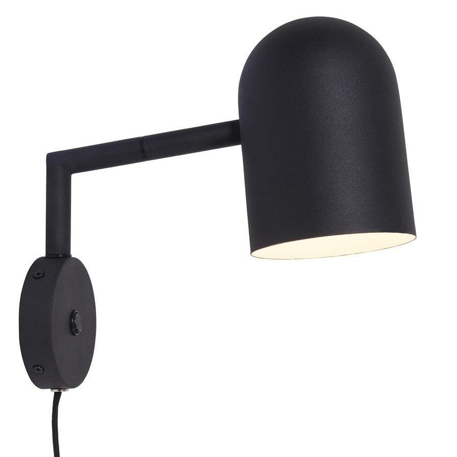 Wandlamp Marseille Zwart
