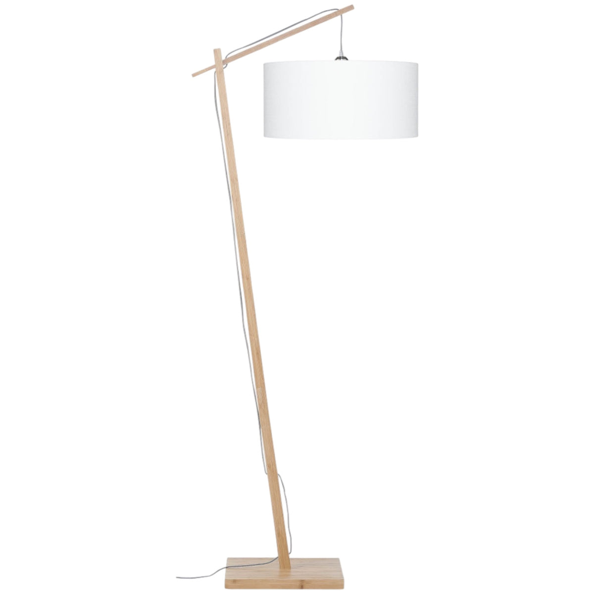 Vloerlamp Andes Naturel/Wit