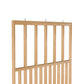 Houten roomdivider van gelakt massief eiken, ontworpen voor een strakke, hotel chique uitstraling. Een elegante toevoeging aan elk interieur