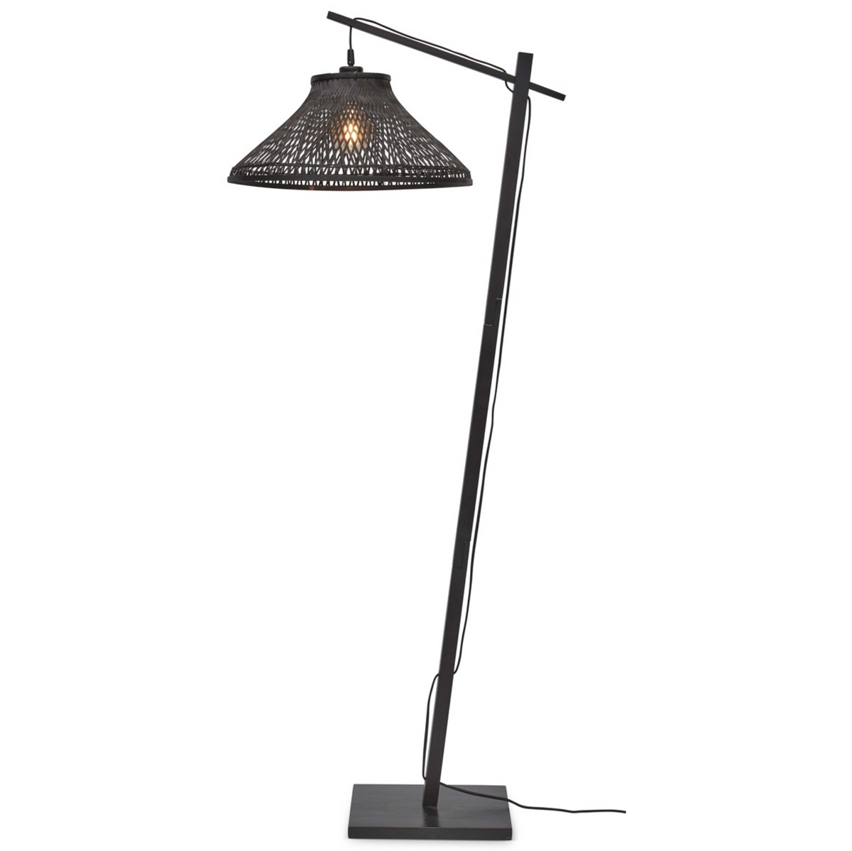 Vloerlamp Tahiti Zwart