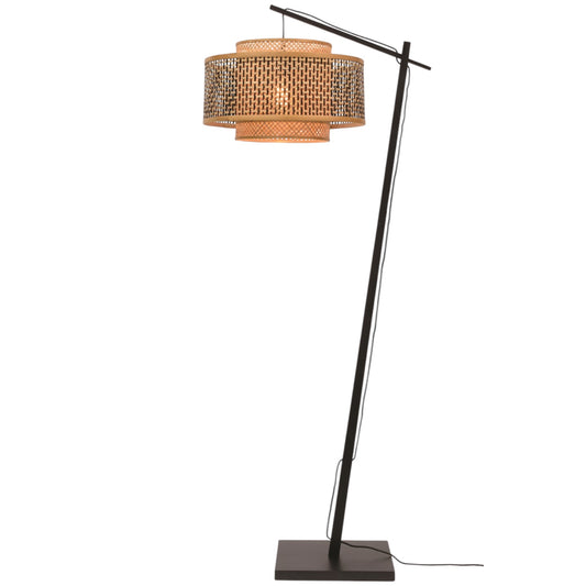 Vloerlamp Bhutan Zwart Groot