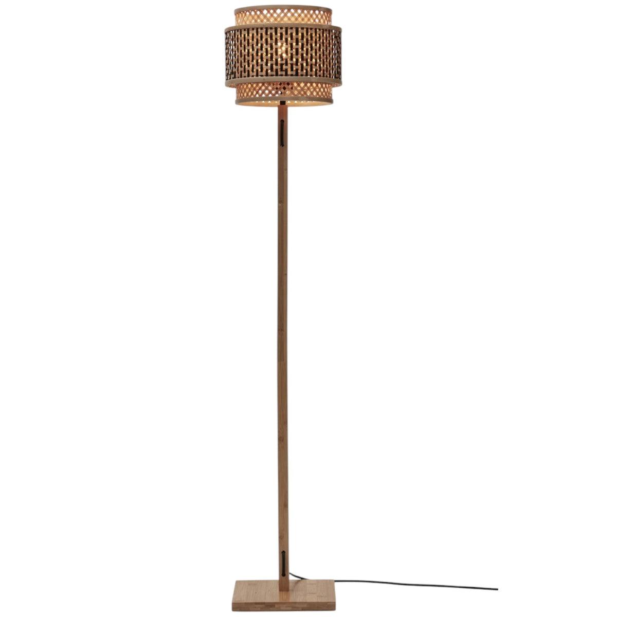 Vloerlamp Bhutan Klein Naturel 150cm