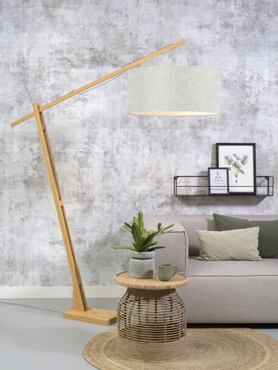 Vloerlamp Montblanc L Licht Linnen
