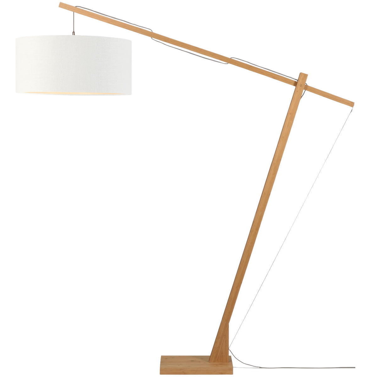 Vloerlamp Montblanc L Wit