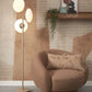 Vloerlamp Sapporo 3-schijf