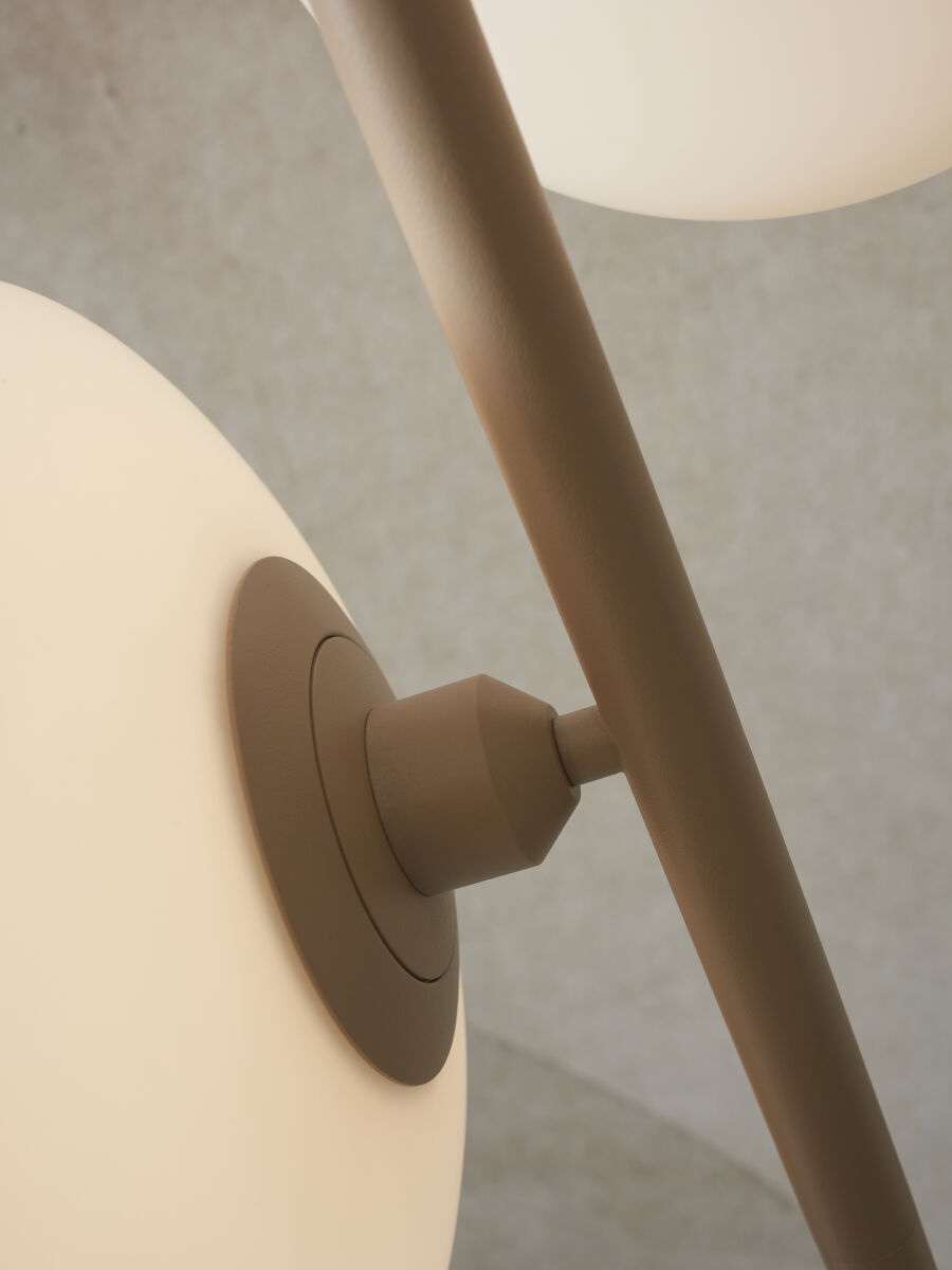 Vloerlamp Sapporo 3-schijf